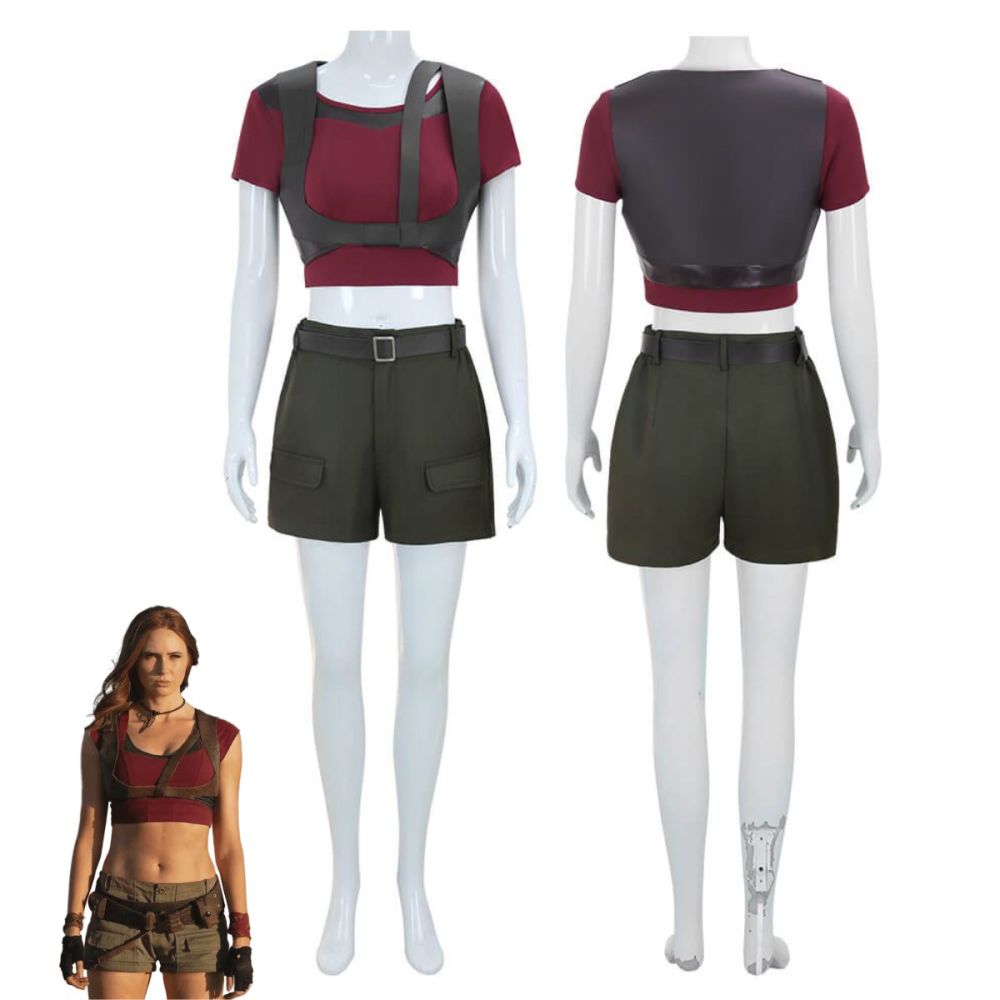 Jumanji Welcome to The Jungle Ruby Roundhouse Cosplay Costume
