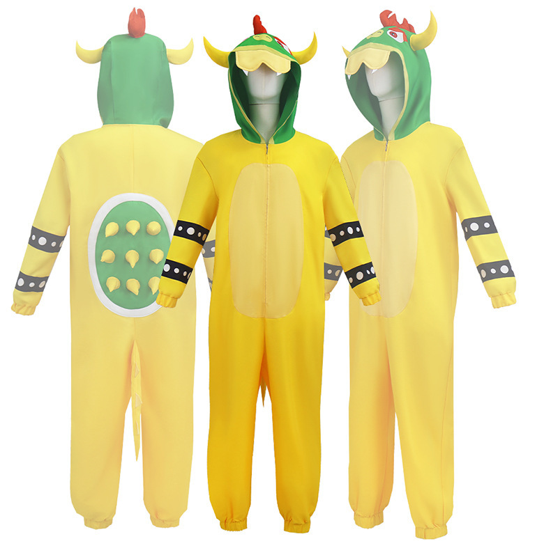 Bowser King Koopa Cosplay Costume Super Mario