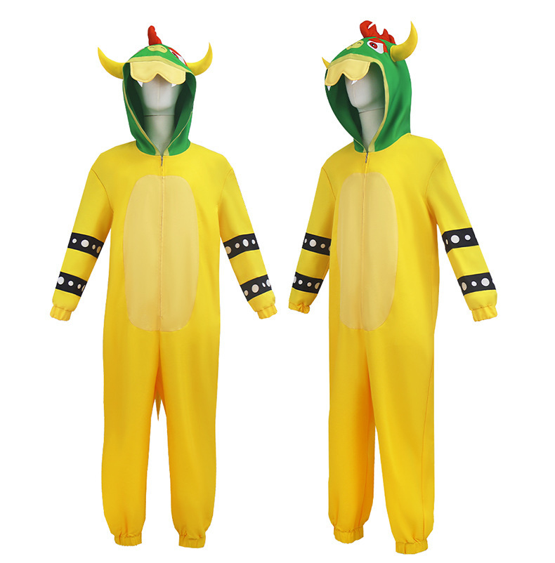 Bowser King Koopa Cosplay Costume Super Mario