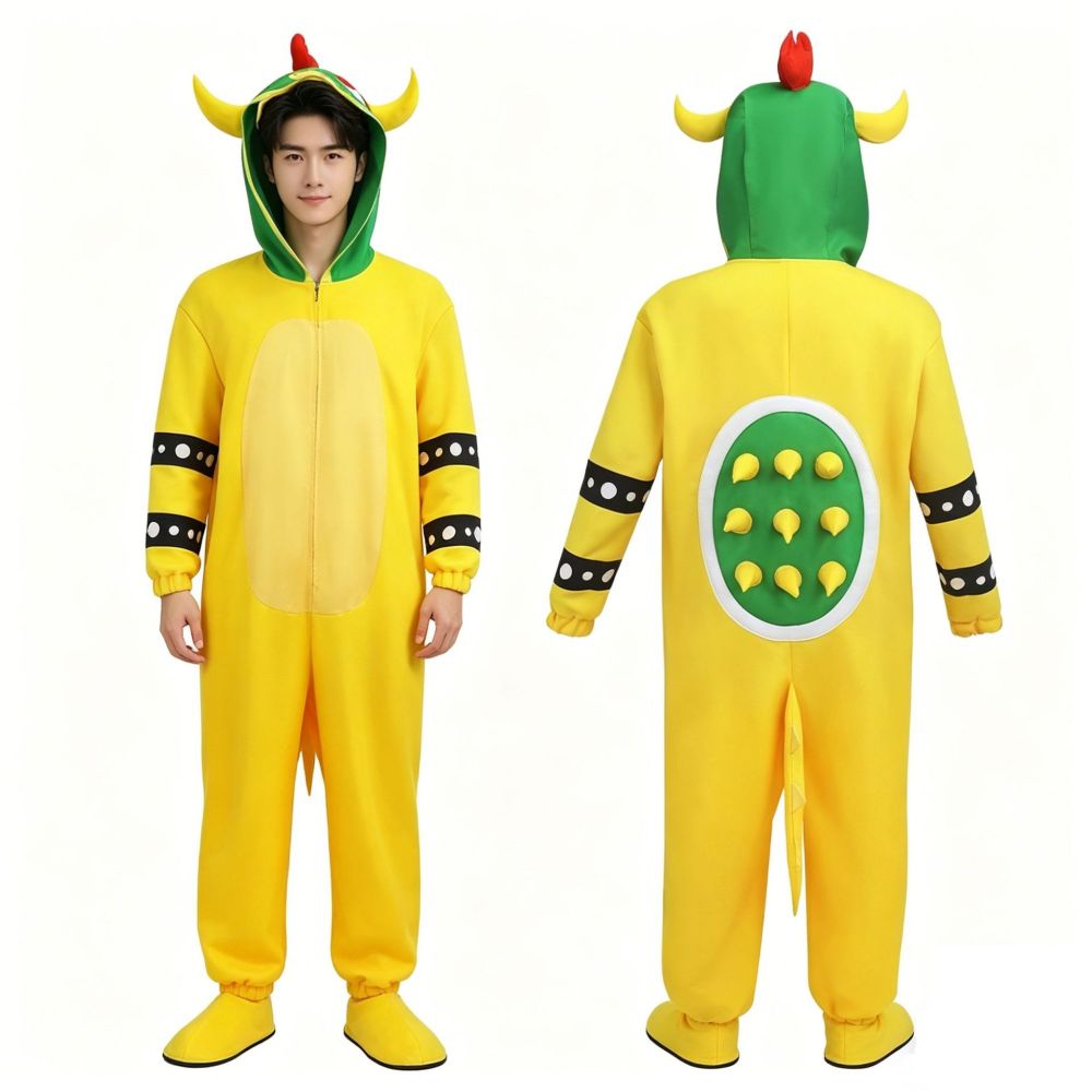 Bowser King Koopa Cosplay Costume Super Mario
