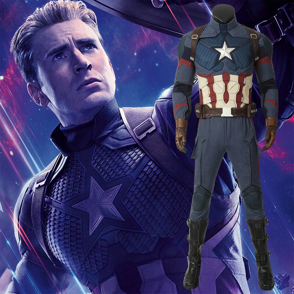 Avengers: Endgame Captain America Steven Rogers Cosplay Costume Upgrade