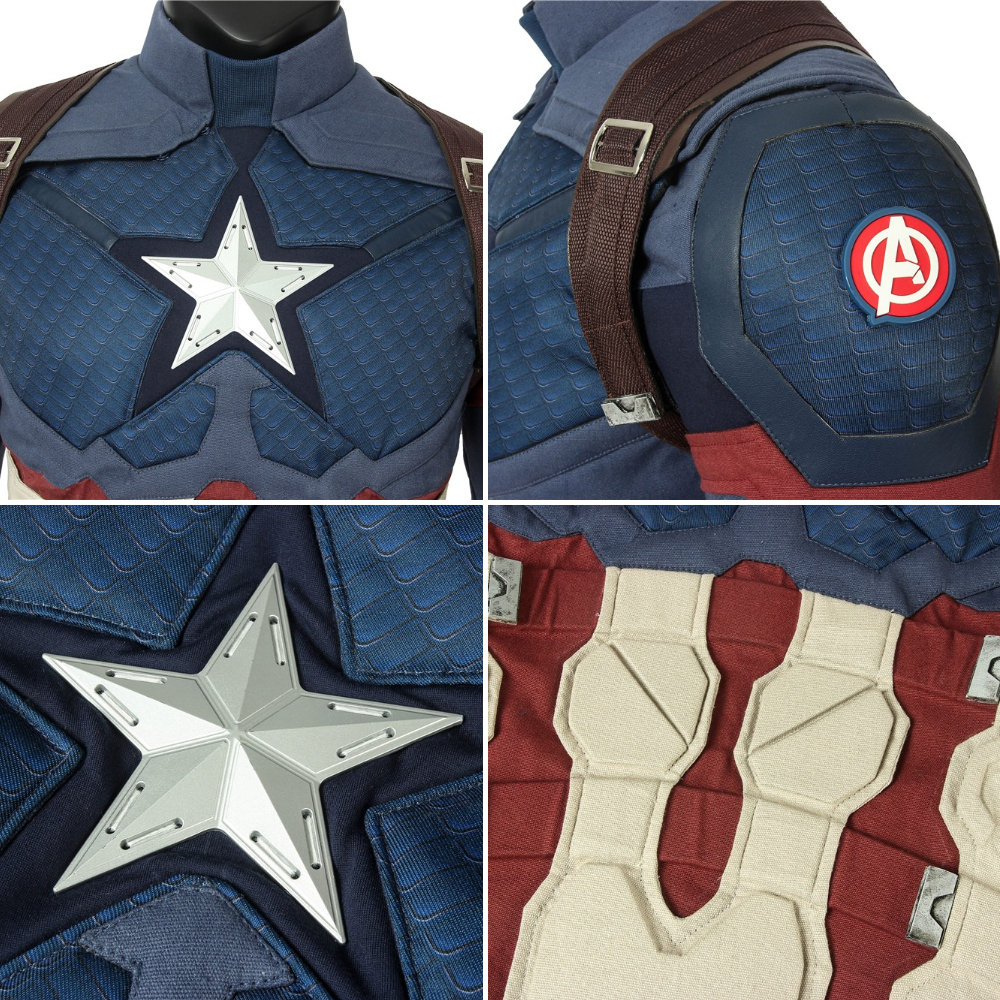 Avengers: Endgame Captain America Steven Rogers Cosplay Costume Upgrade