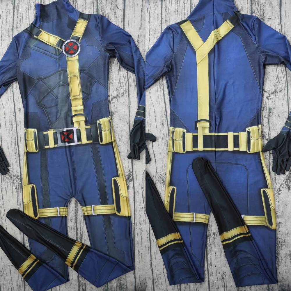 Avengers 5 Doomsday Cyclops Cosplay Costume Jumpsuit