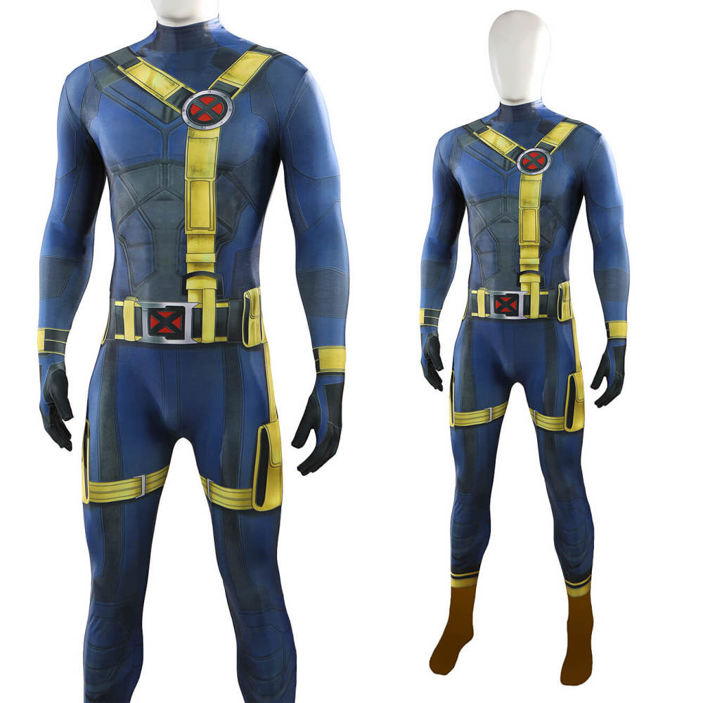 Avengers 5 Doomsday Cyclops Cosplay Costume Jumpsuit
