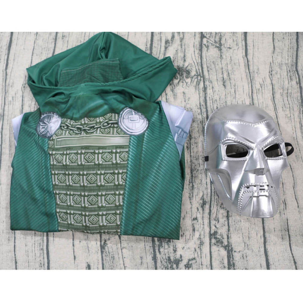 Avengers 5 Doomsday Doctor Doom Cosplay Costume Printed Style