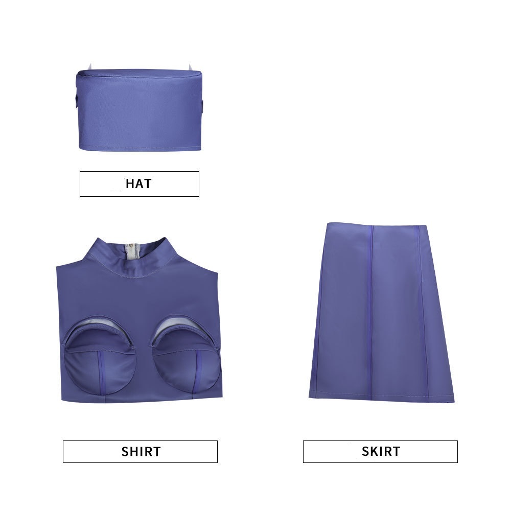 The Fifth 5th Element Zone 2 Stewardess Cosplay Costume