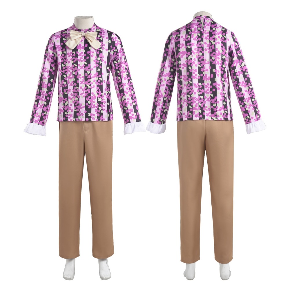 Willy Wonka Cosplay Costume Charlie and the Chocolate Factory