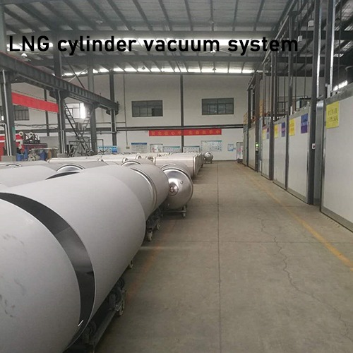 LNG cylinder vacuum system