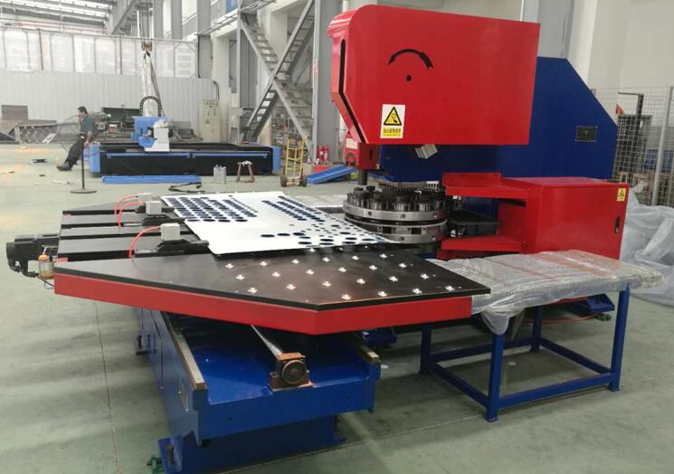 CNC punch press feed system