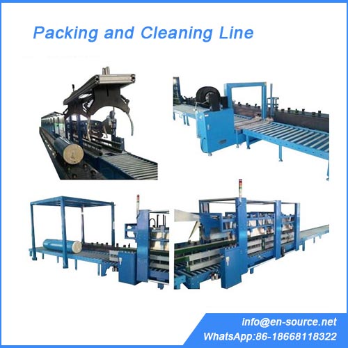 Automatic Packing and Cleaning Line for Rooftop Solar Water Heater