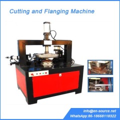 Automatic Outer Tank Cover Edge Cutting and Flanging Machine for Solar Powered Water Heater