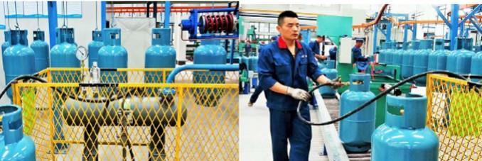 LPG Cylinder Powder Spraying Machine Line