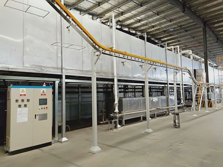 Electric Water Heater Inner Tank Production Line Electrostatic Spraying Machine Line