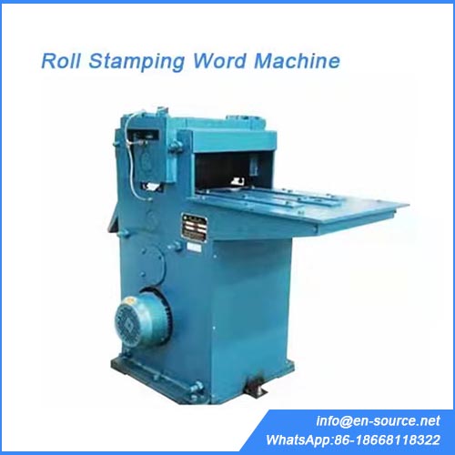 LPG Cylinder Handle Hydraulic Roll Stamping Word Machine