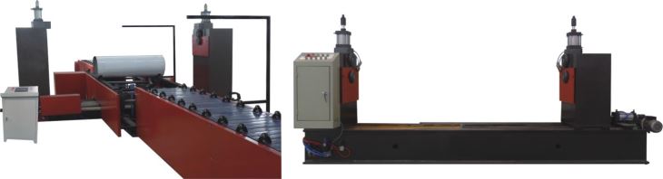 Outer tank edge bending machine-two side