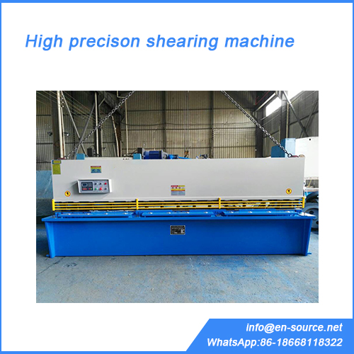 Automatic shearing machine for electric water heater production line