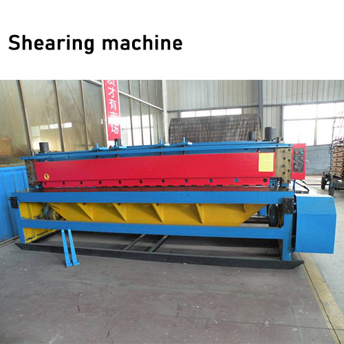 Shearing machine for LPG production line