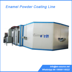 Automatic Enamel Powder Coating Machinery Producti...