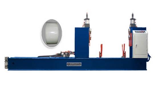 Outer tank edge bending machine-two side