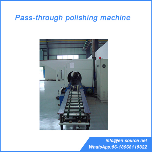 Pass-through polishing machine