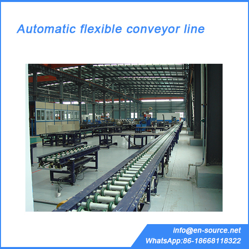 Automatic flexible conveyor line