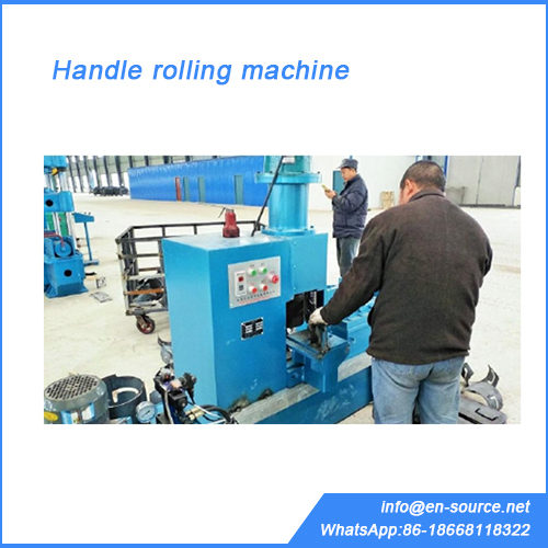 Handle rolling machine for LPG cylinder