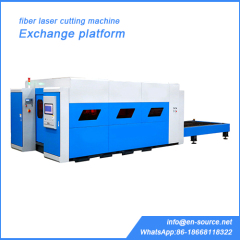 Exchange platform fiber laser cutting machine