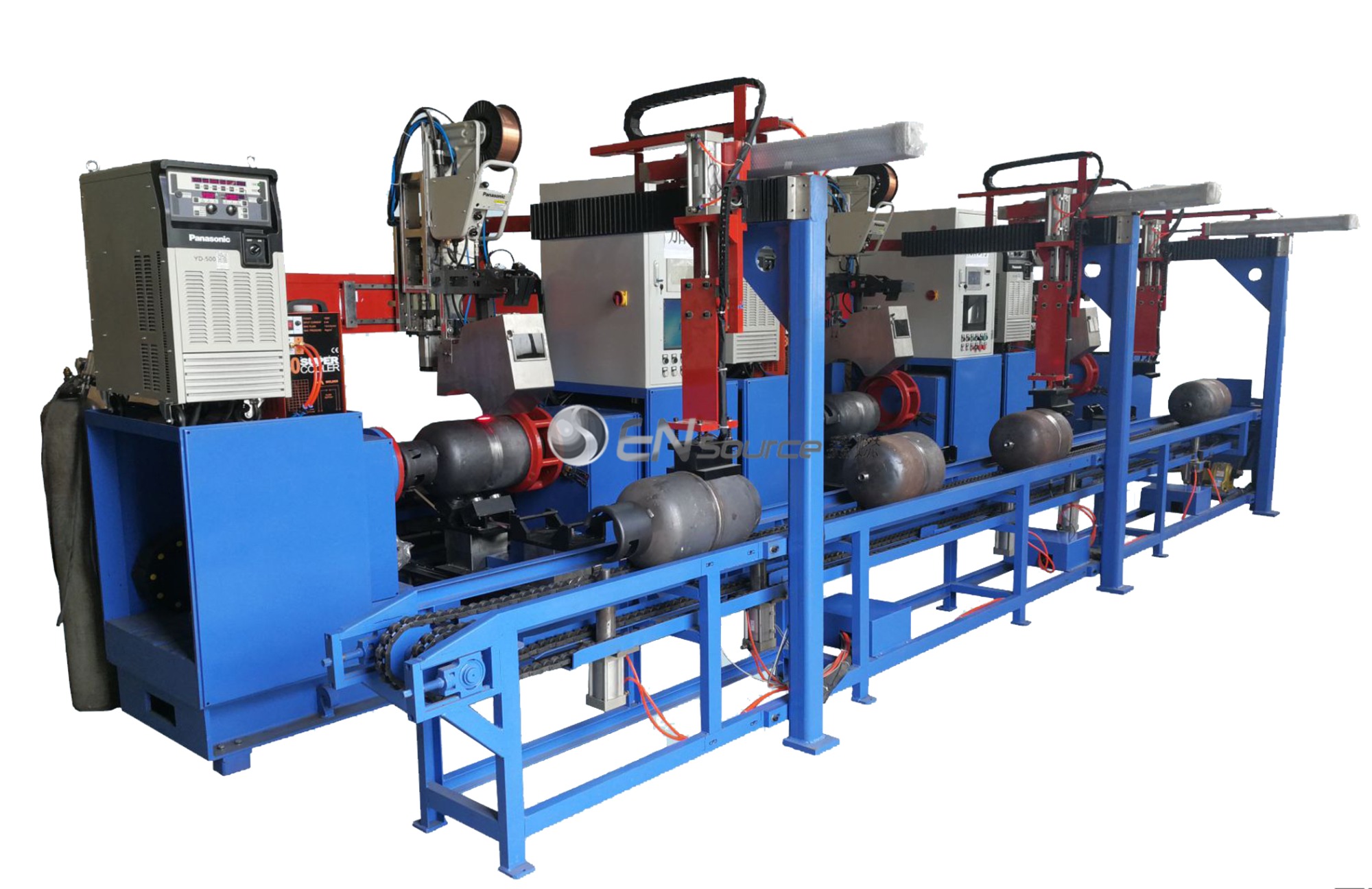 LPG CYLINDER MACHINERY PRODUCTION LINE Fully automatic three-station station