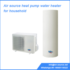 Air source heat pump water heater for household
