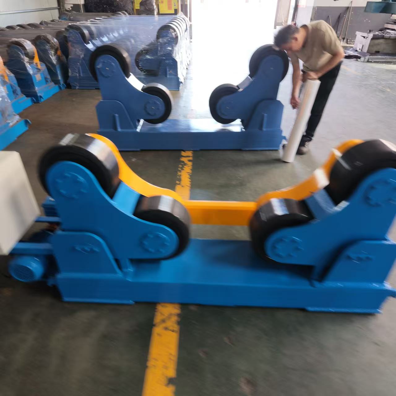 10T Heavy Duty Welding Rotator for Pressure Vessel Tank Fabrication