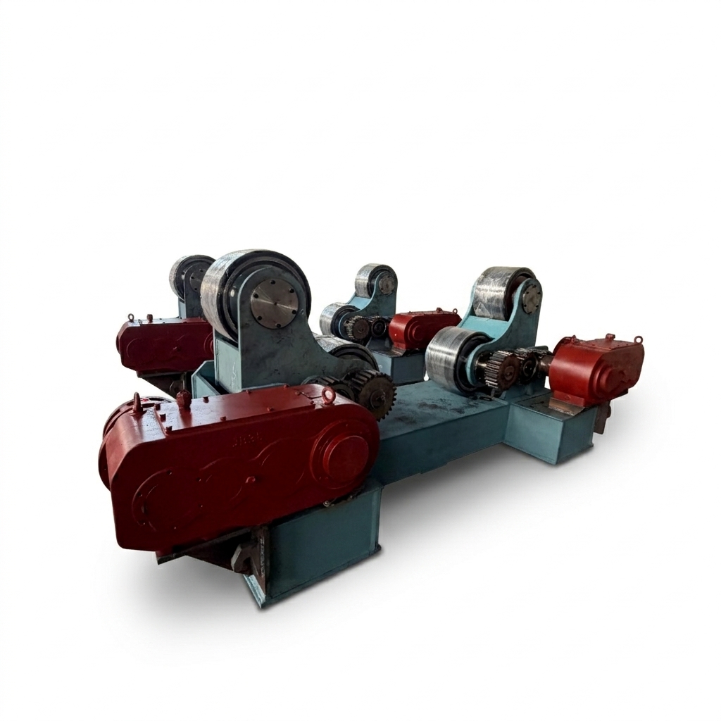 250T Heavy Duty Motorized Traveling Welding Rotator for Large Tank Fabrication