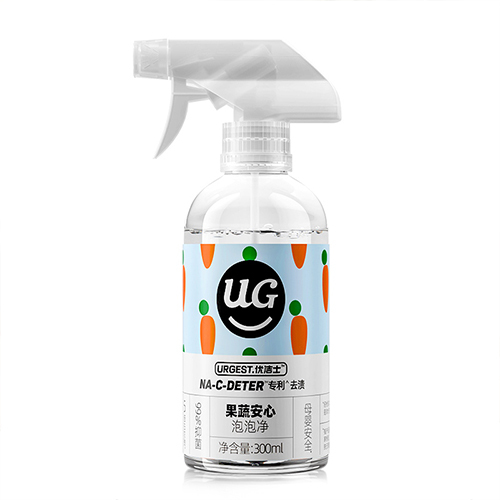 -Wholesale Only- Custom Label Fruit &amp; Vegetable Foaming Cleaner – 300ml