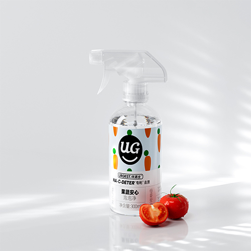 -Wholesale Only- Custom Label Fruit & Vegetable Foaming Cleaner – 300ml