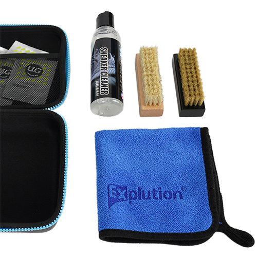 -Wholesale Only- Custom Label Premium Portable Sneaker Cleaner Kit in EVA Box