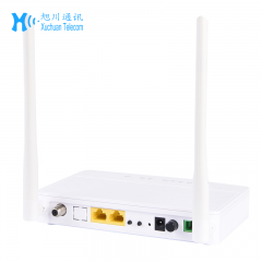 XPON ONU 1GE+1GE+CATV+2.4G WIFI