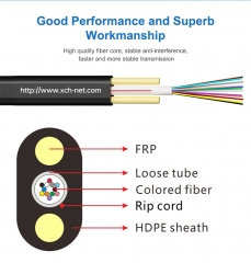 Drop Cable 2CORE 2*2.0mm FRP/KFRP