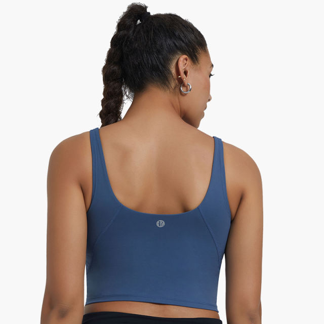 U Back Longline Sports Bra (4 Colors)