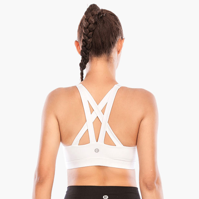 Criss-Cross Strappy Sports Bra (3 Colors)