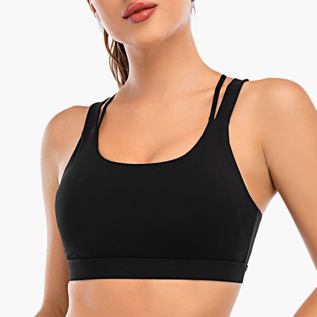Criss-Cross Back Sports Bra (5 Colors)