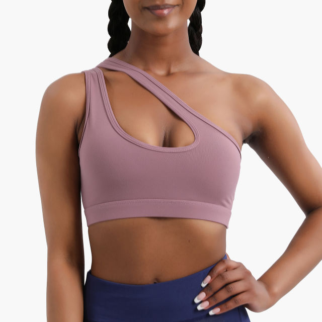 Sexy One Shoulder Sports Bra (3 Colors)