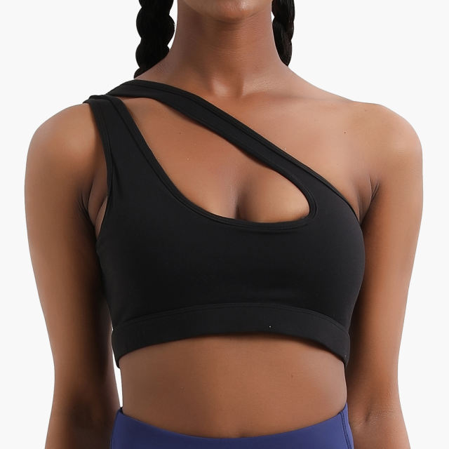 Sexy One Shoulder Sports Bra (3 Colors)