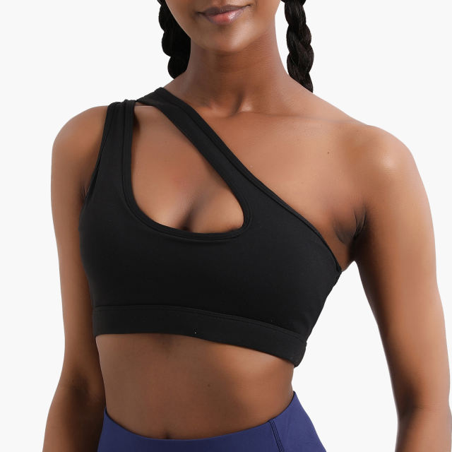 Sexy One Shoulder Sports Bra (3 Colors)