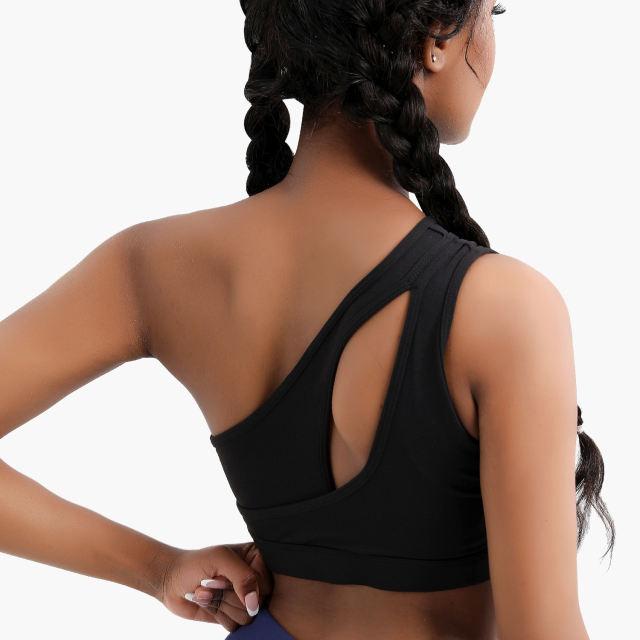Sexy One Shoulder Sports Bra (3 Colors)