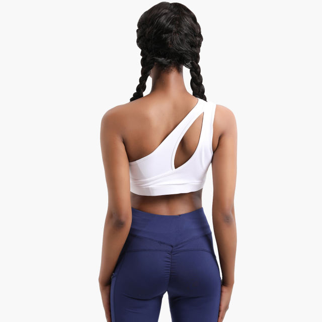 Sexy One Shoulder Sports Bra (3 Colors)