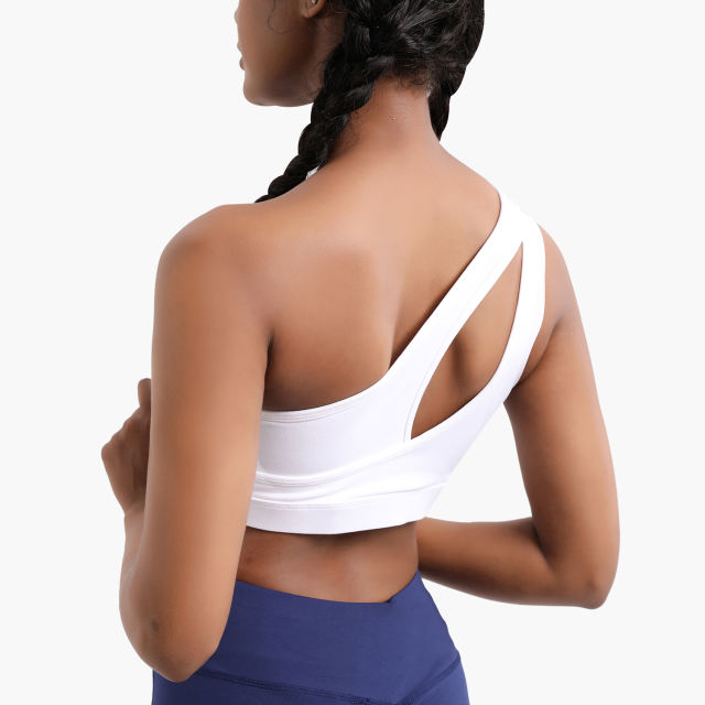 Sexy One Shoulder Sports Bra (3 Colors)