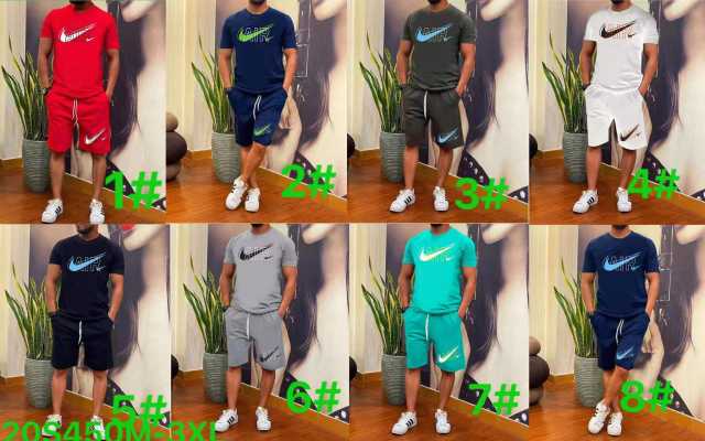 Men's Short Sleeve Shorts Suit(M-3XL)