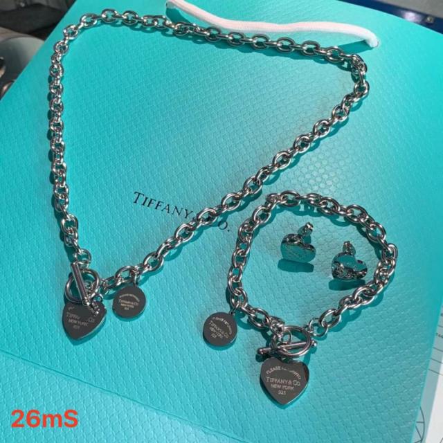 Neacklace and bracelets earrings set