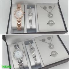 Watches and jewelry set