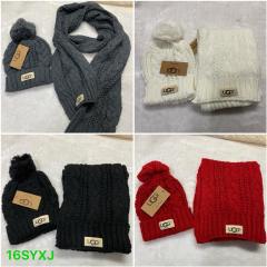 Beanies and scarves set