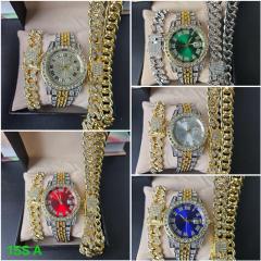 Watches and bracelets set